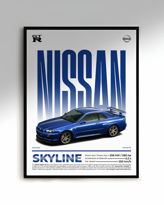 NISSAN SKYLINE GT-R R34