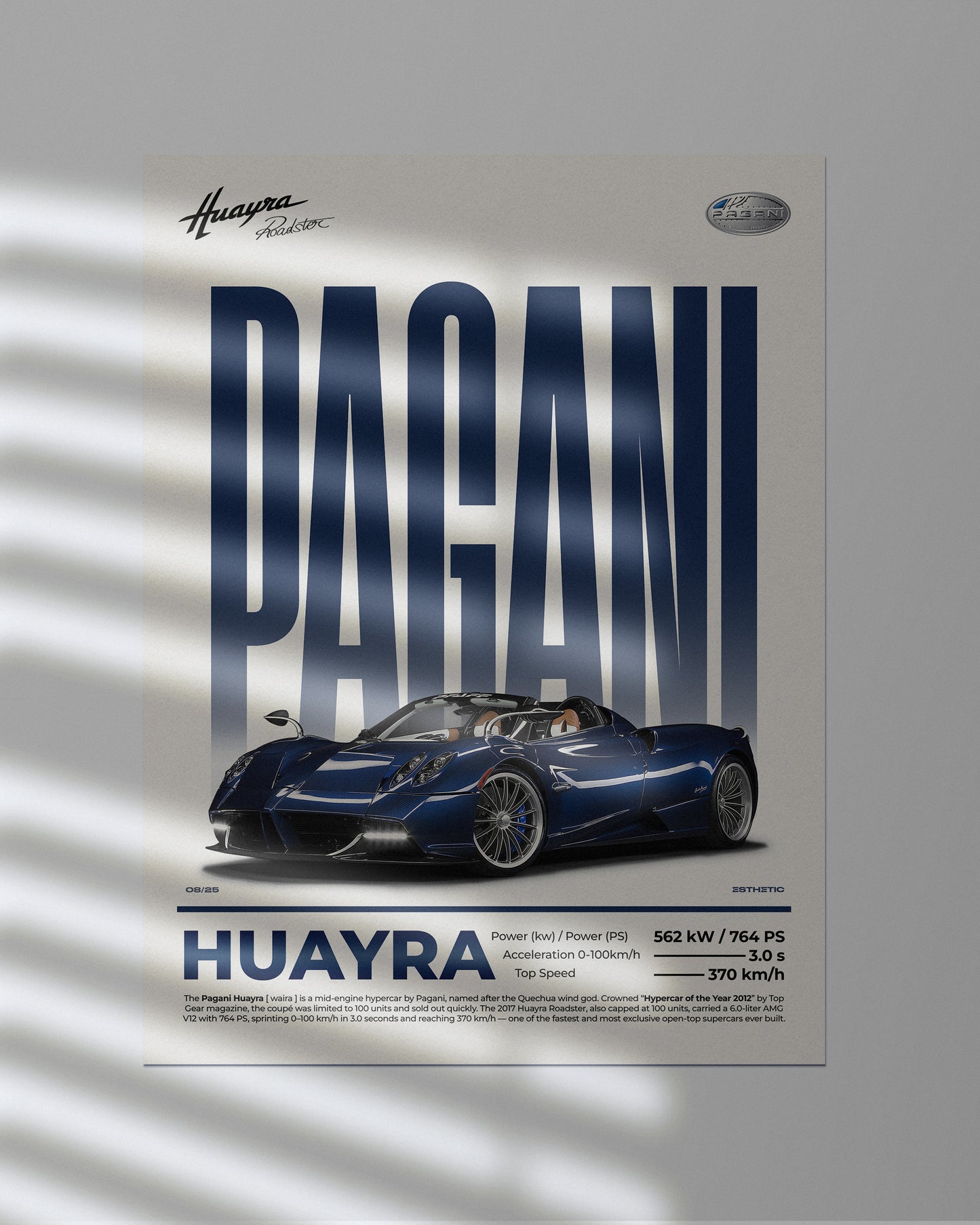 PAGANI HUAYRA ROADSTER