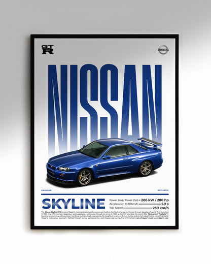 NISSAN SKYLINE GT-R R34