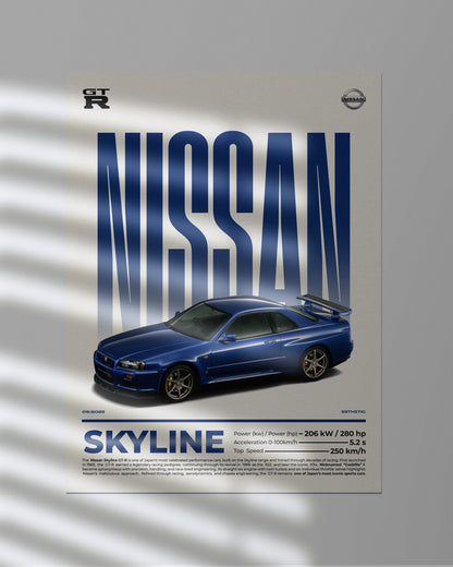 NISSAN SKYLINE GT-R R34